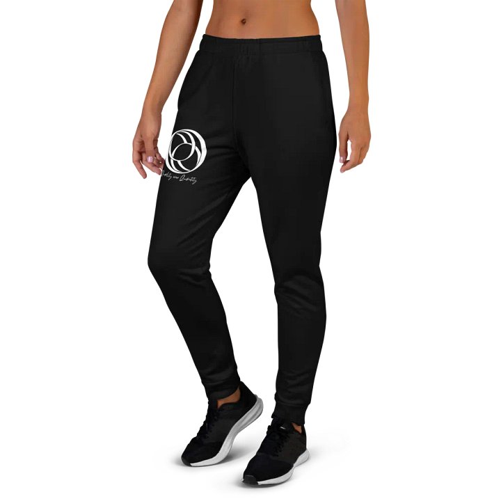 Women's Logo Joggers(Black) product image (1)