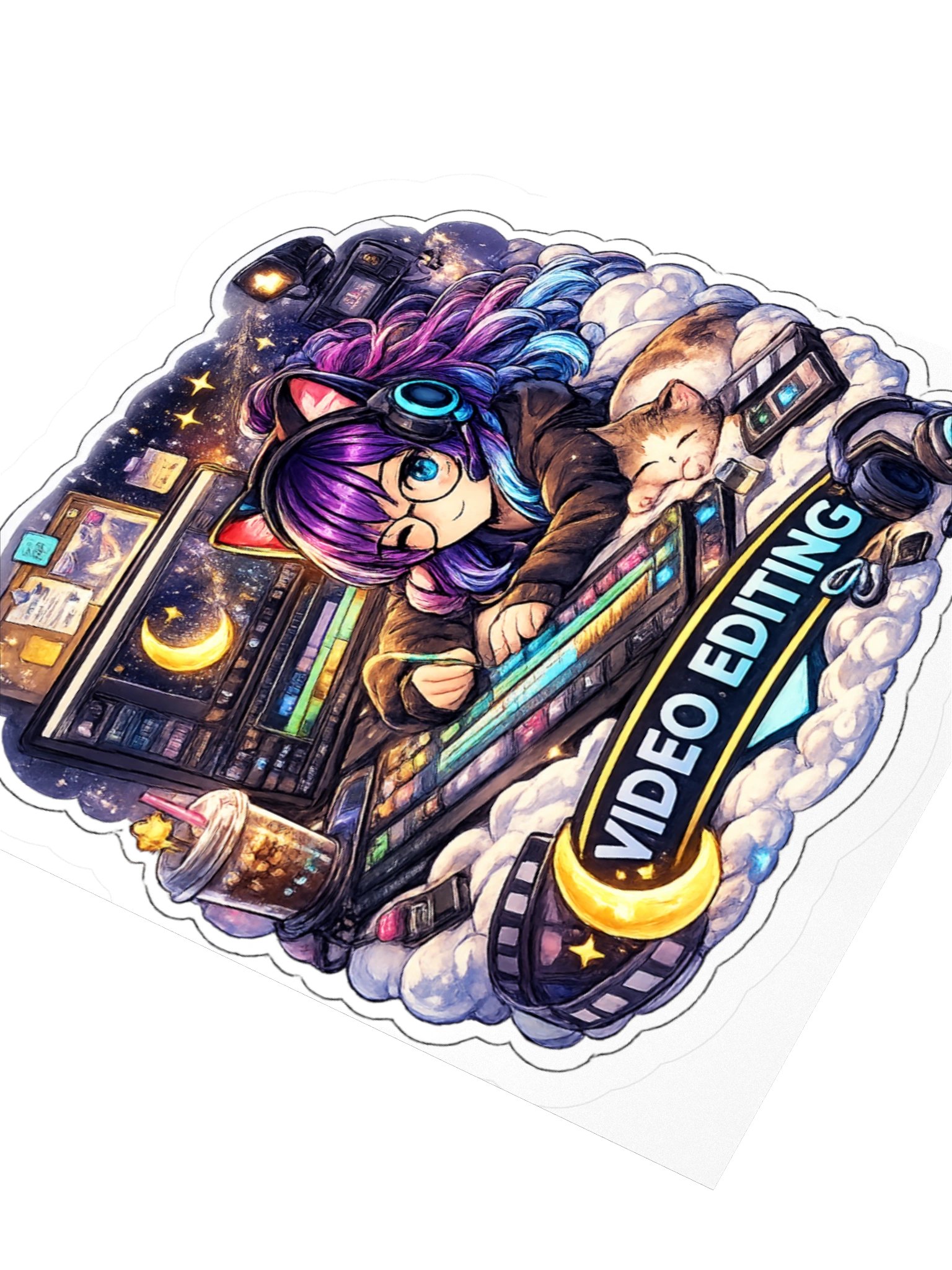 • AKC // Callie Sticker VIDEO EDITING | Callie Emote Badge Series product image (3)