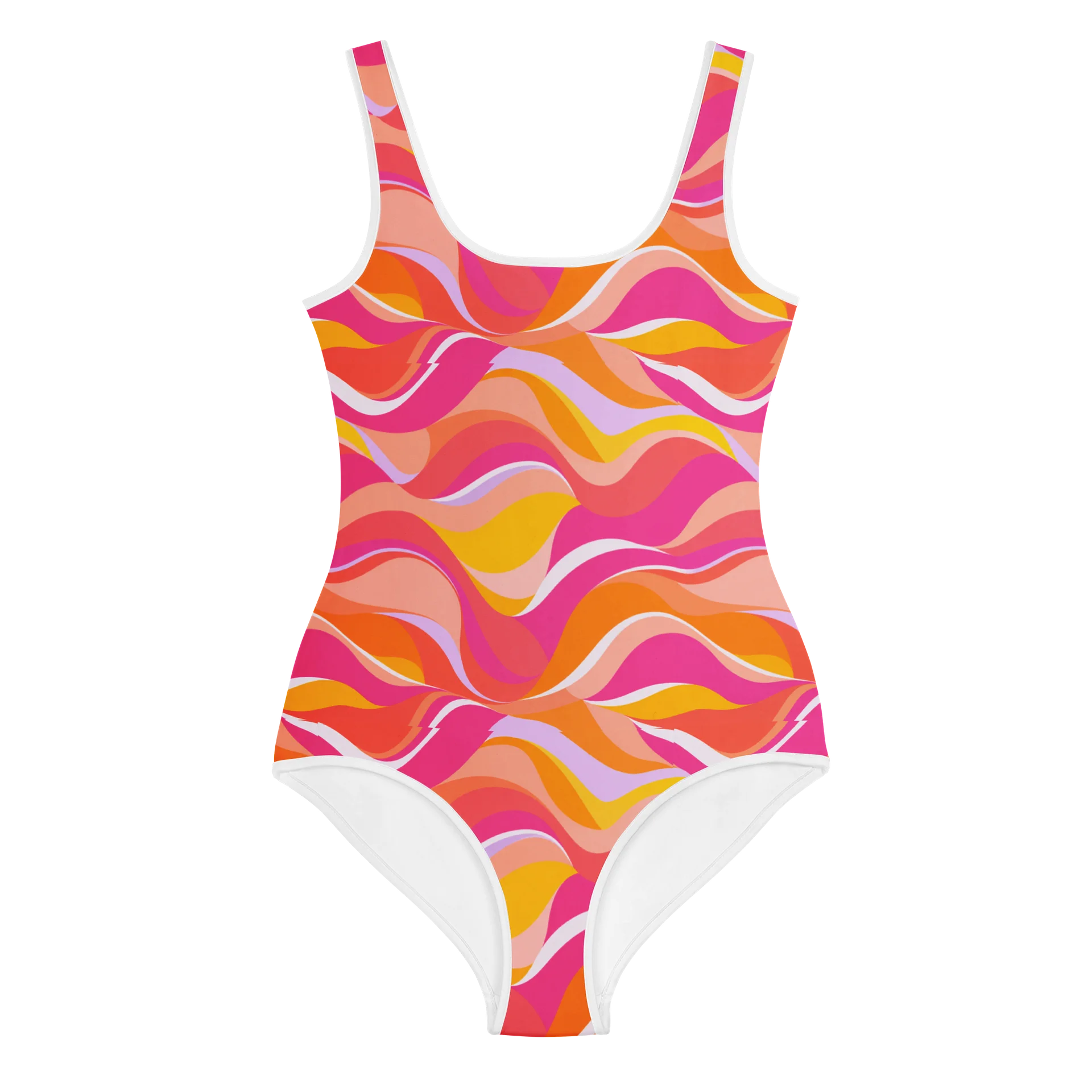 Sunset Flow Youth One-Piece Swimsuit product image (1)