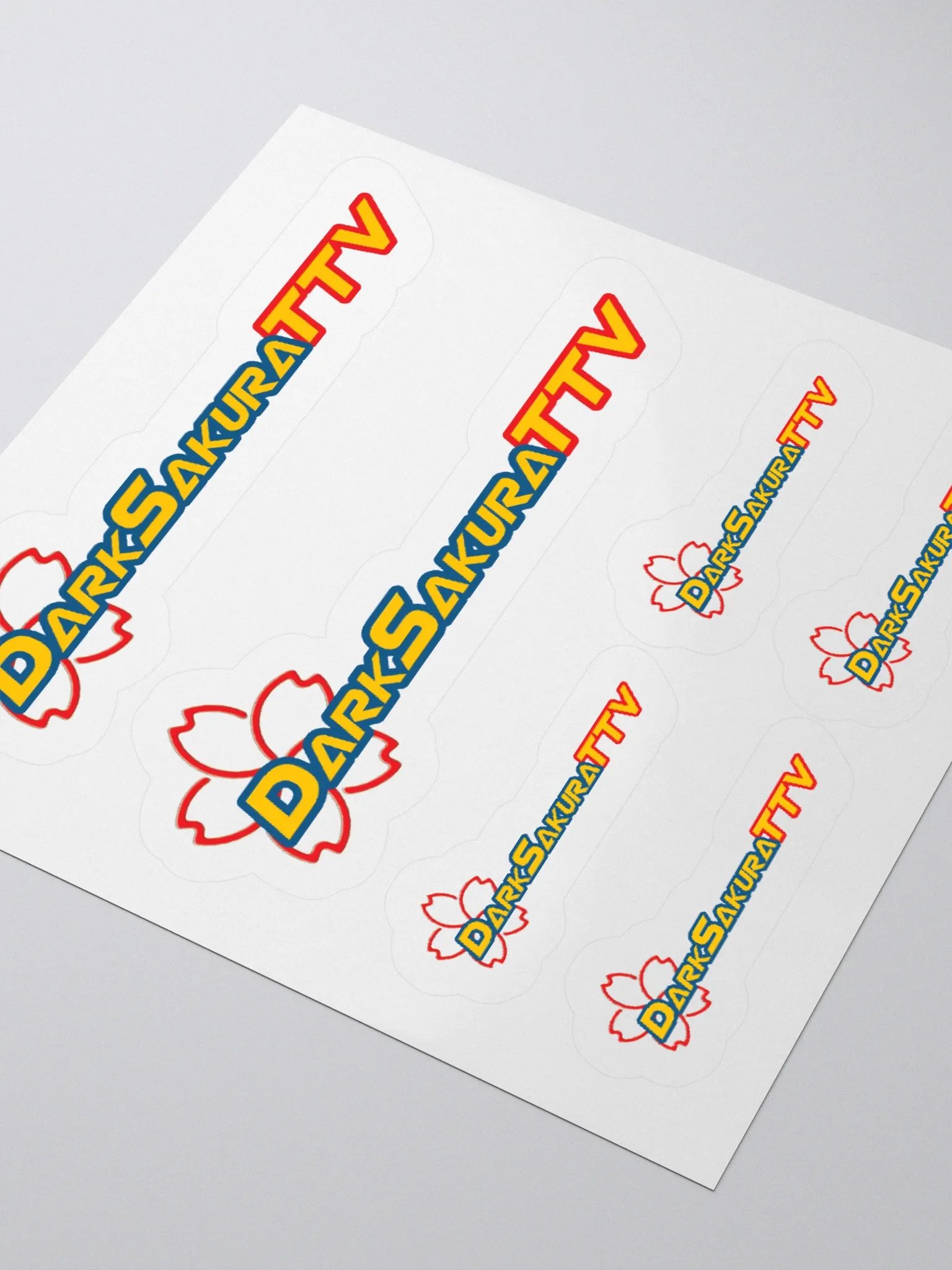 DarkSakuraTTV Kiss Cut Stickers product image (9)