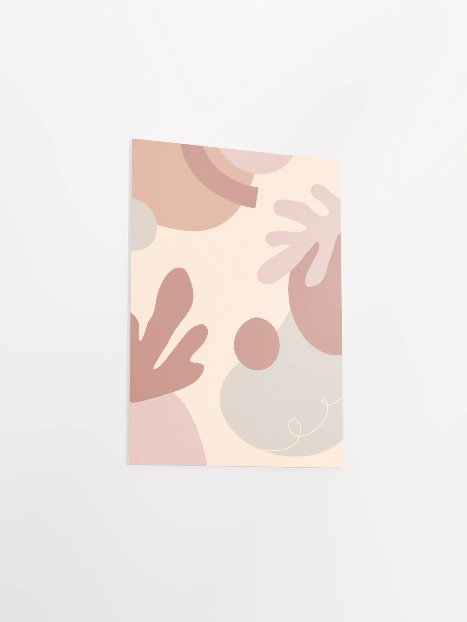 Boho abstract wall art — boho wall decor, aesthetic poster product image (8)