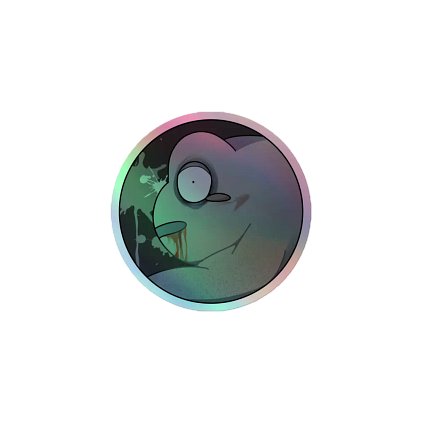 Croakitoad Zombie Holographic Sticker