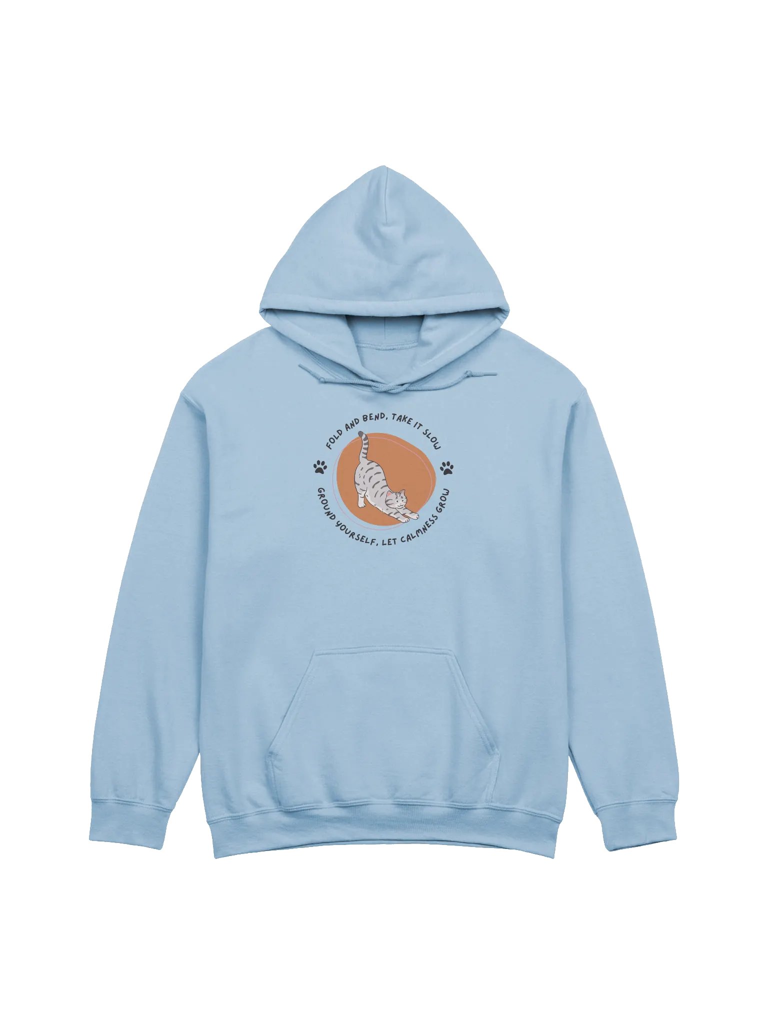Zen Cat Stretch Hoodie: Yoga Inspiration product image (1)