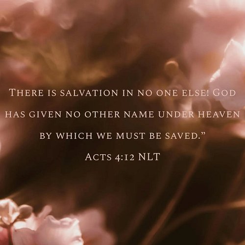 SALVATION, Acts 4:12