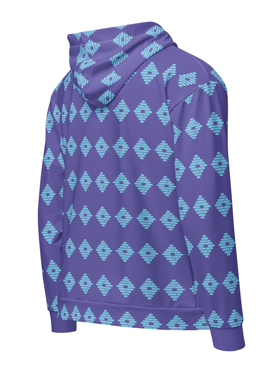 Powered by the People Zip Hoodie (Purple/Blue) Image 2