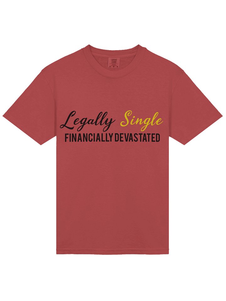 Legally Single Financially Devastated Tee product image (2)