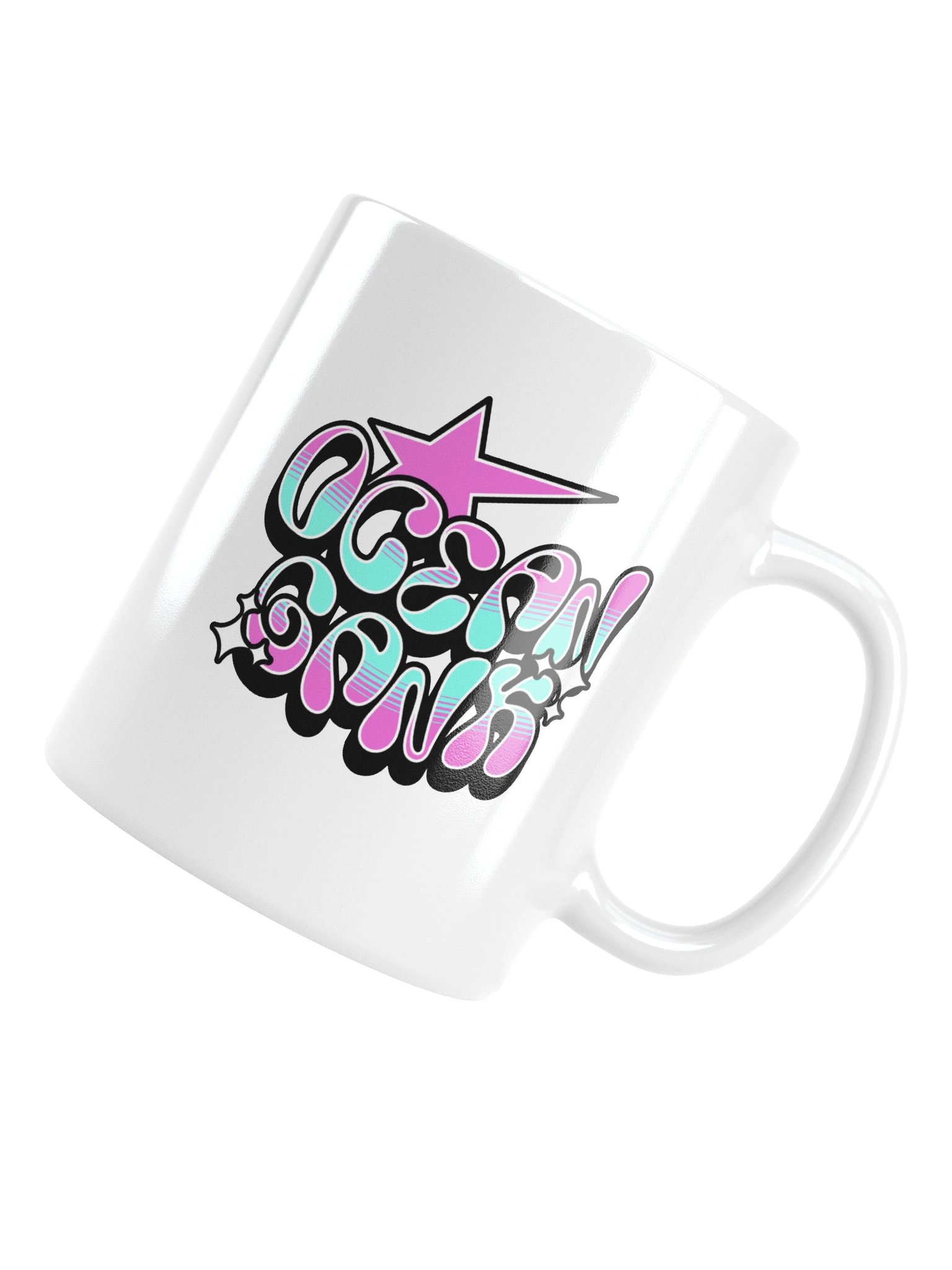 Ocean Gank Vibes Ceramic Coffee Mug Y2K Urban Typography product image (5)
