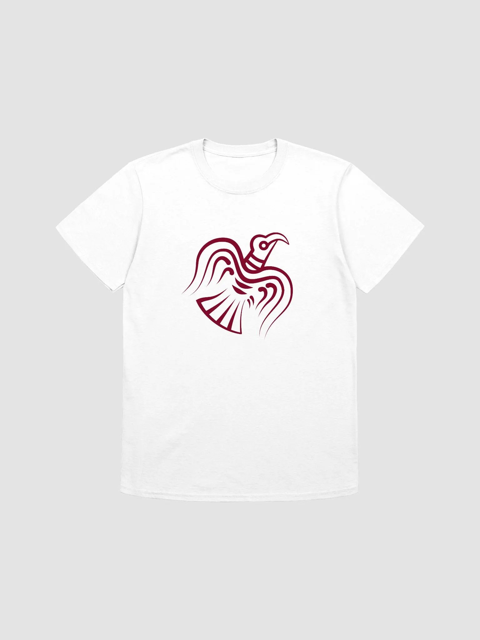 Viking Raven Unisex T-shirt Burgundy product image (1)