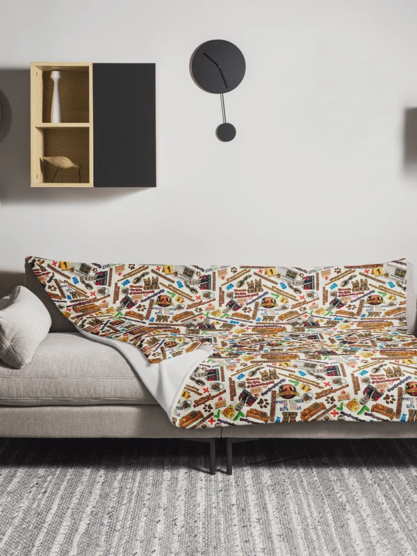 Sofa Squad Paulisms Seamless Pattern Blanket product image (10)