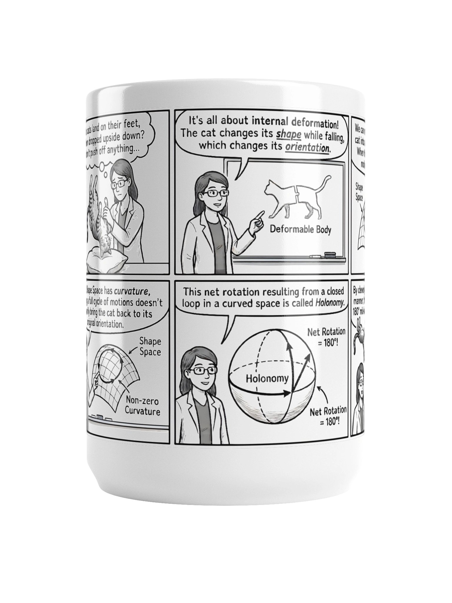 Meow! Math Cat-Righting Comic Mug product image (2)