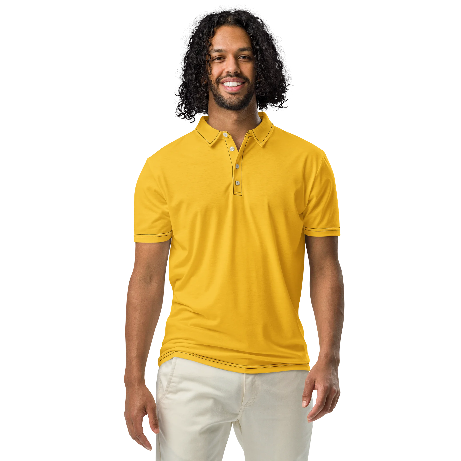 F&F Slim Fit Polo Shirt (GLD) product image (3)