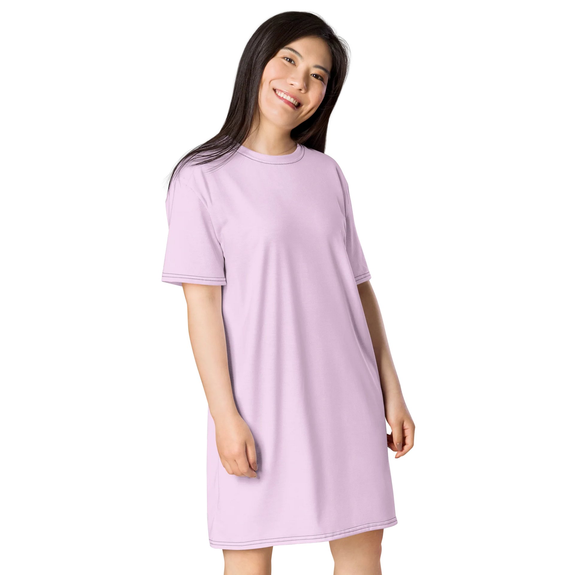 Oversized T-Shirt Dress - Delicate Selago, Sizes 2XS-6XL product image (4)