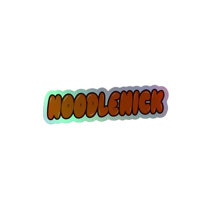NoodleNick Holographic Sticker product image (2)