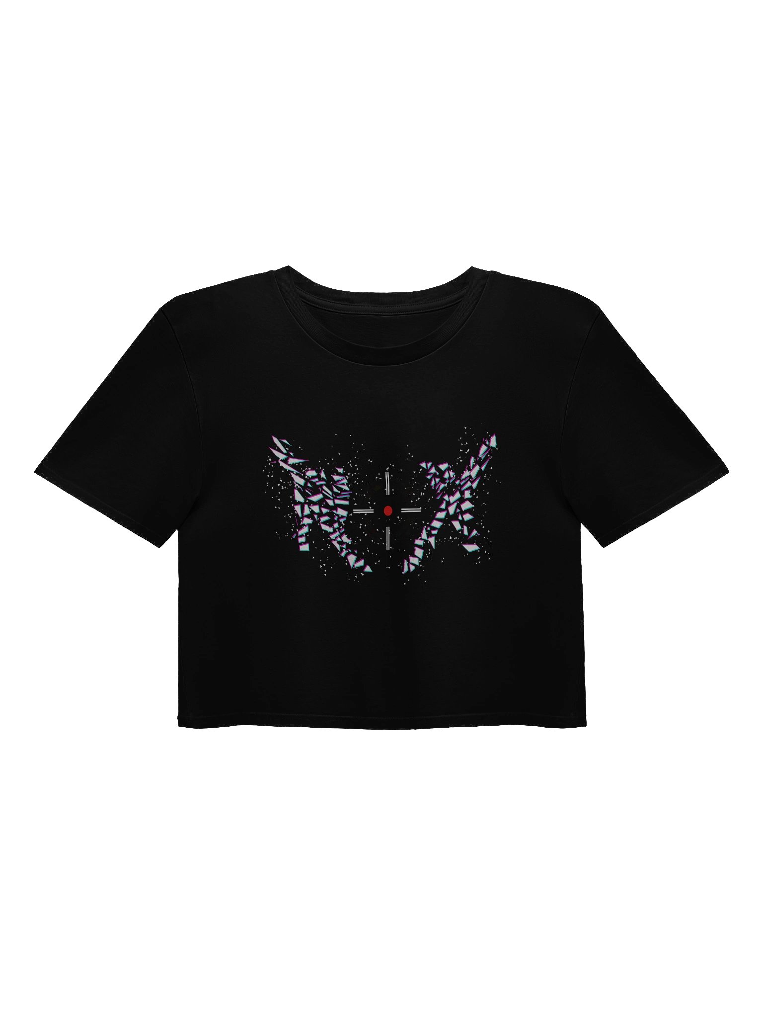 Shattered Crop Top - Black product image (1)