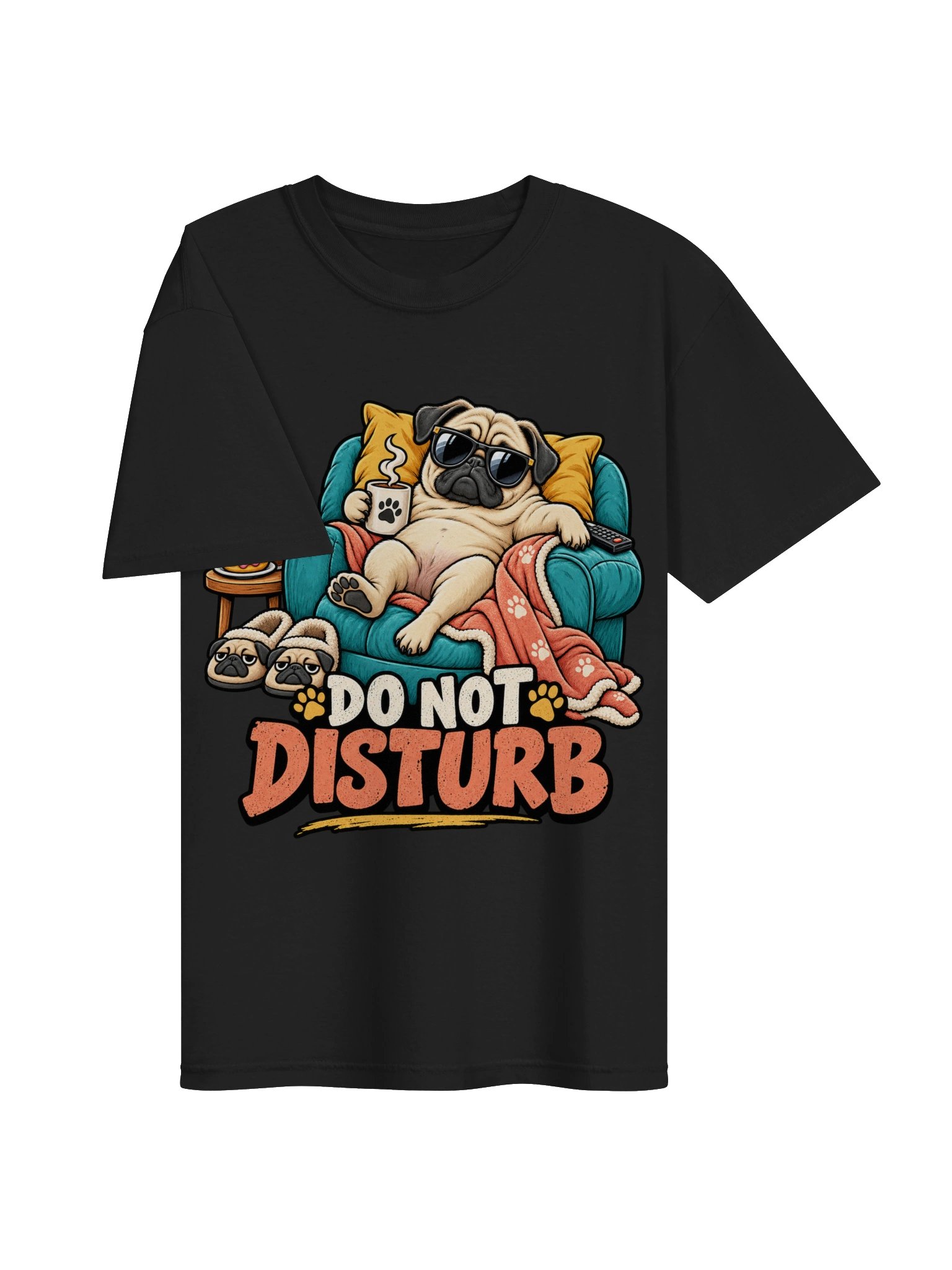 French Dog Do Not Disturb - Sarcastic Funny Animal Lover T-Shirt | Sassy Frenchie Humor Tee product image (3)