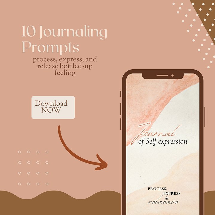 Expressive Journaling Prompts for Releasing Bottled-Up Emotions product image (1)