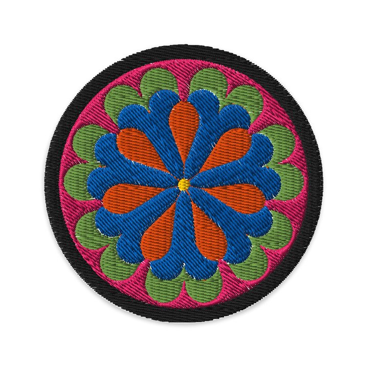 Indian Mural Fusion Embroidered Patch product image (1)