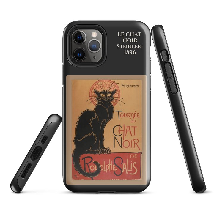 Le Chat Noir (Steinlen, 1896) iPhone® Tough Case product image (1)