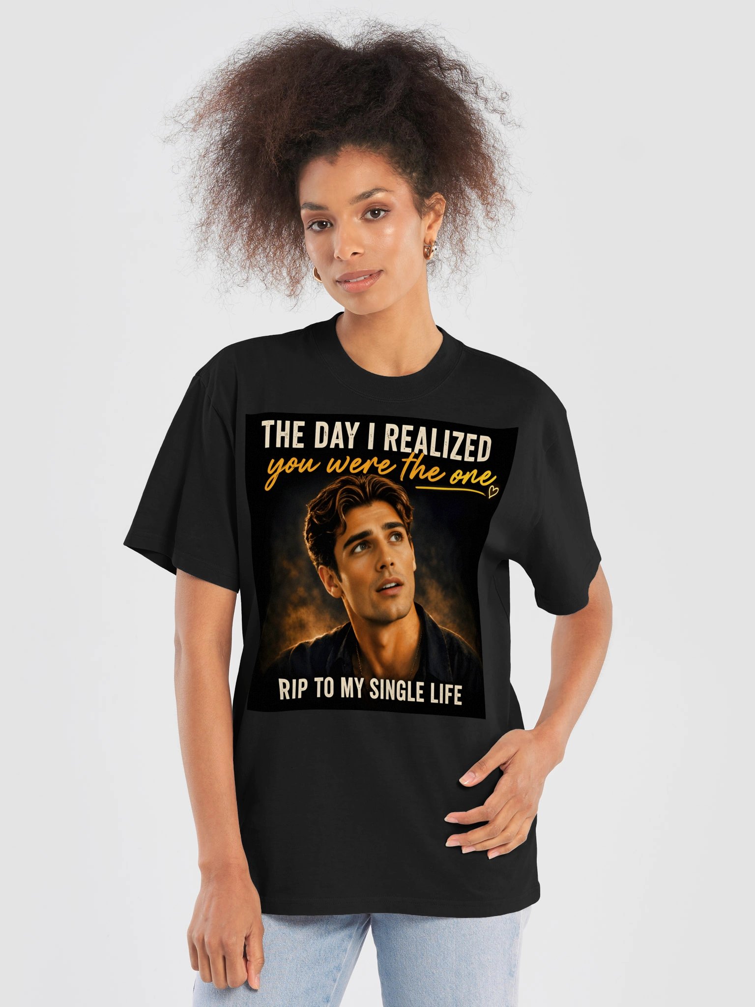 The Day I Realized You Were the One – Romantic Funny Men's Graphic T-Shirt product image (6)