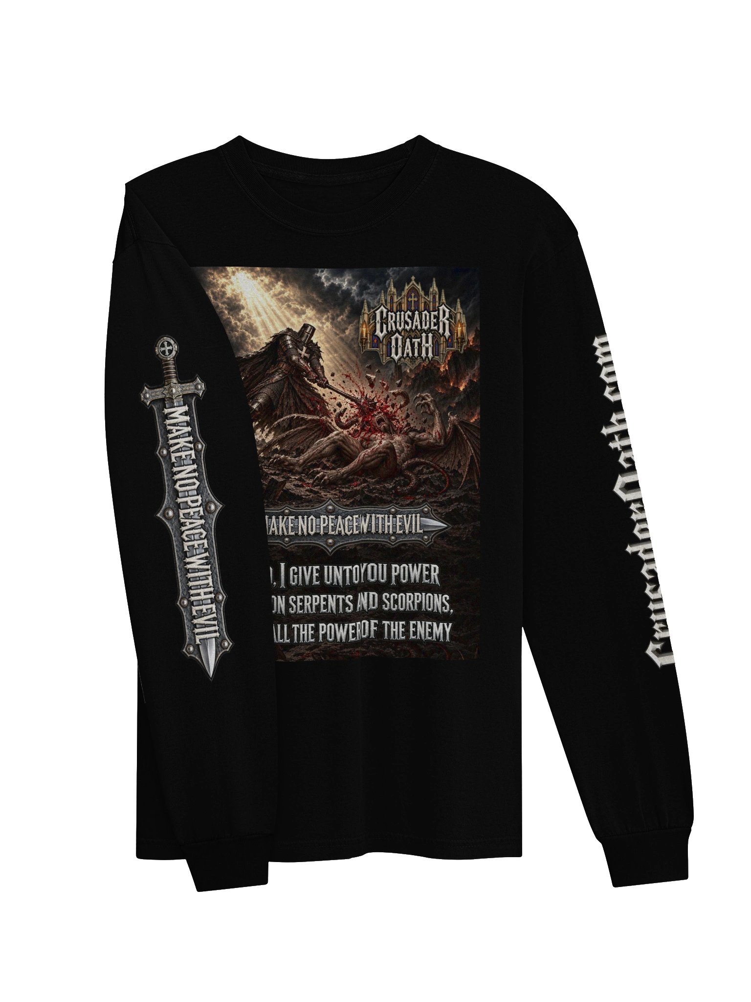 Make No Peace With Evil - Luke 10:19 - Long Sleeve product image (3)