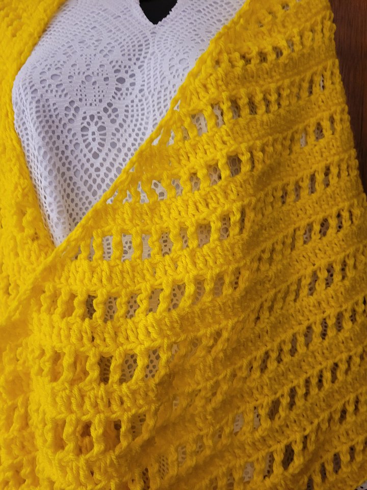 Sunshine Yellow Shawl product image (2)