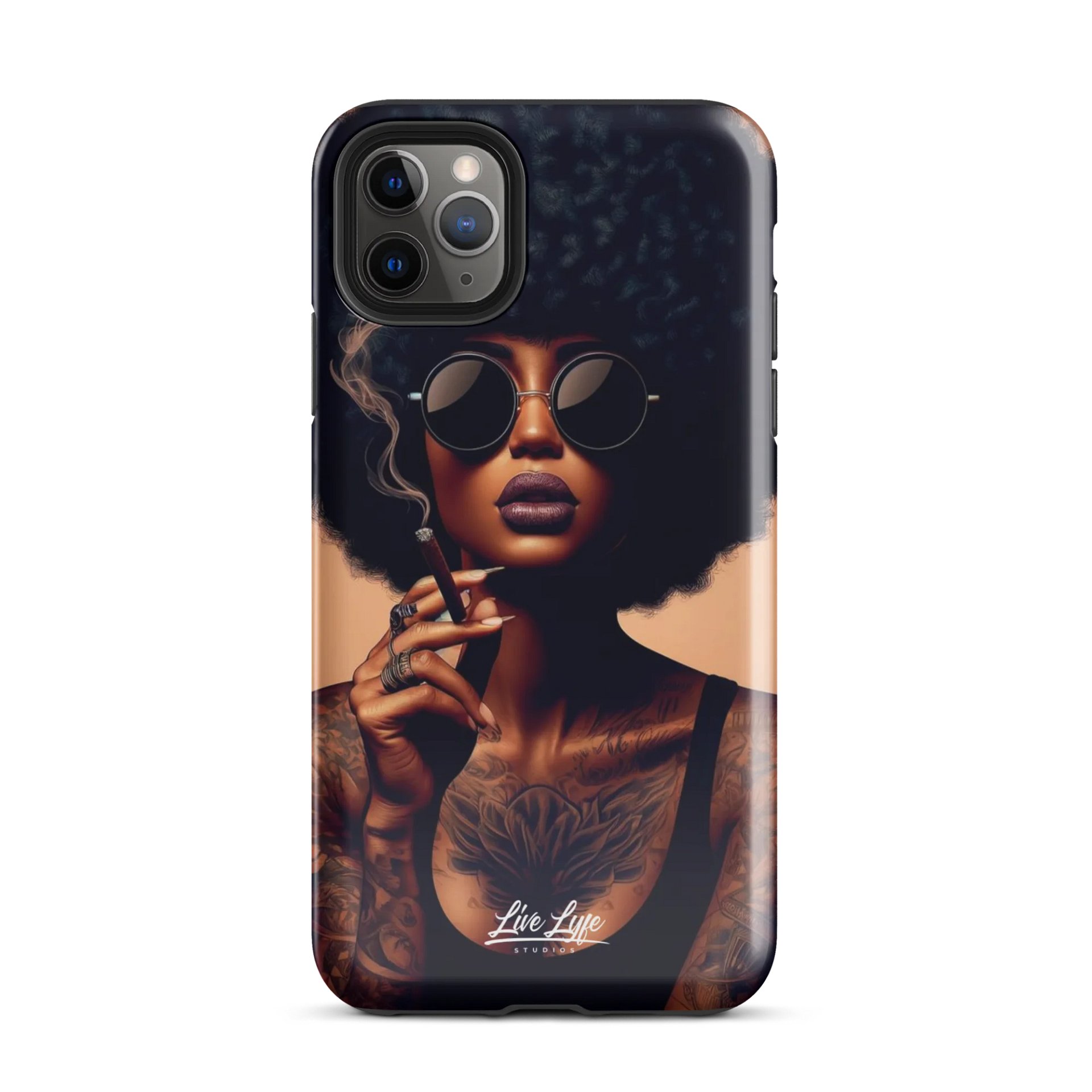 Smoke & Soul Afro Queen Tough Case for iPhone® product image (2)