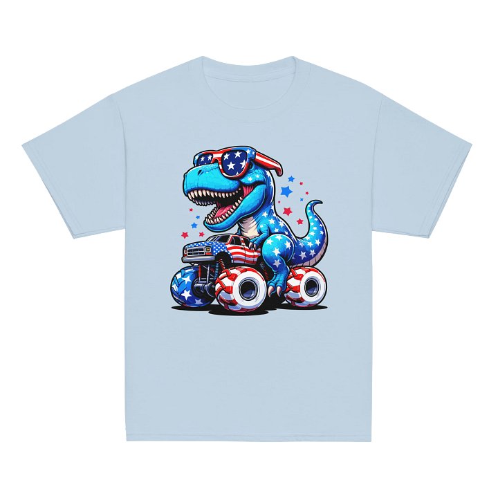 T-Rex Monster Truck Youth Tee product image (22)