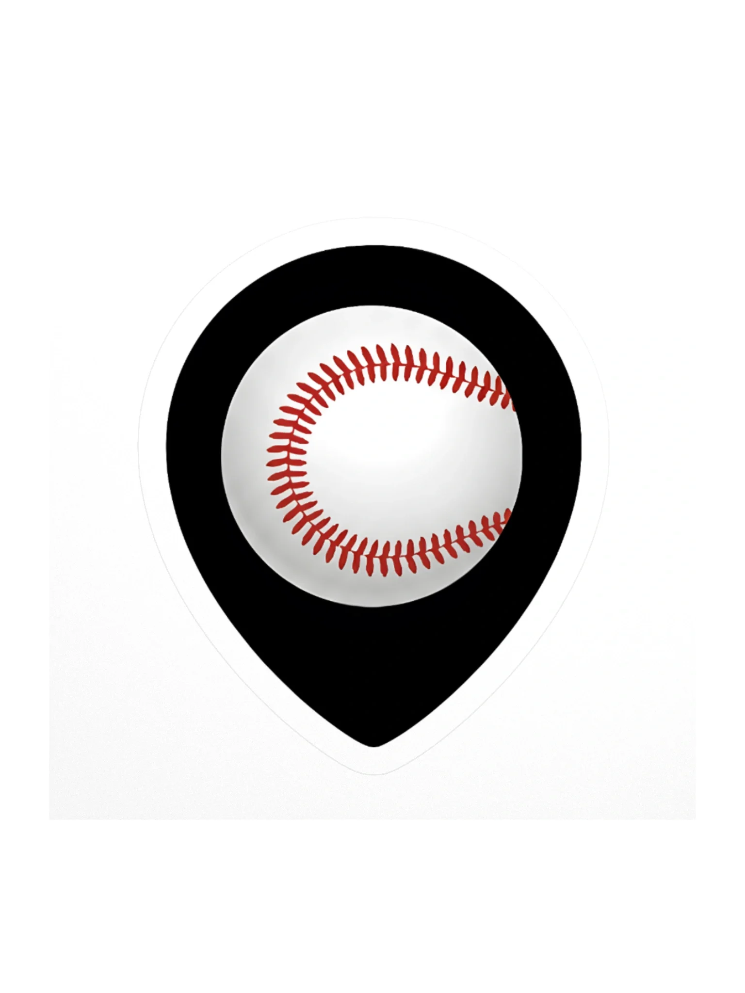 Icon Map Marker Sticker