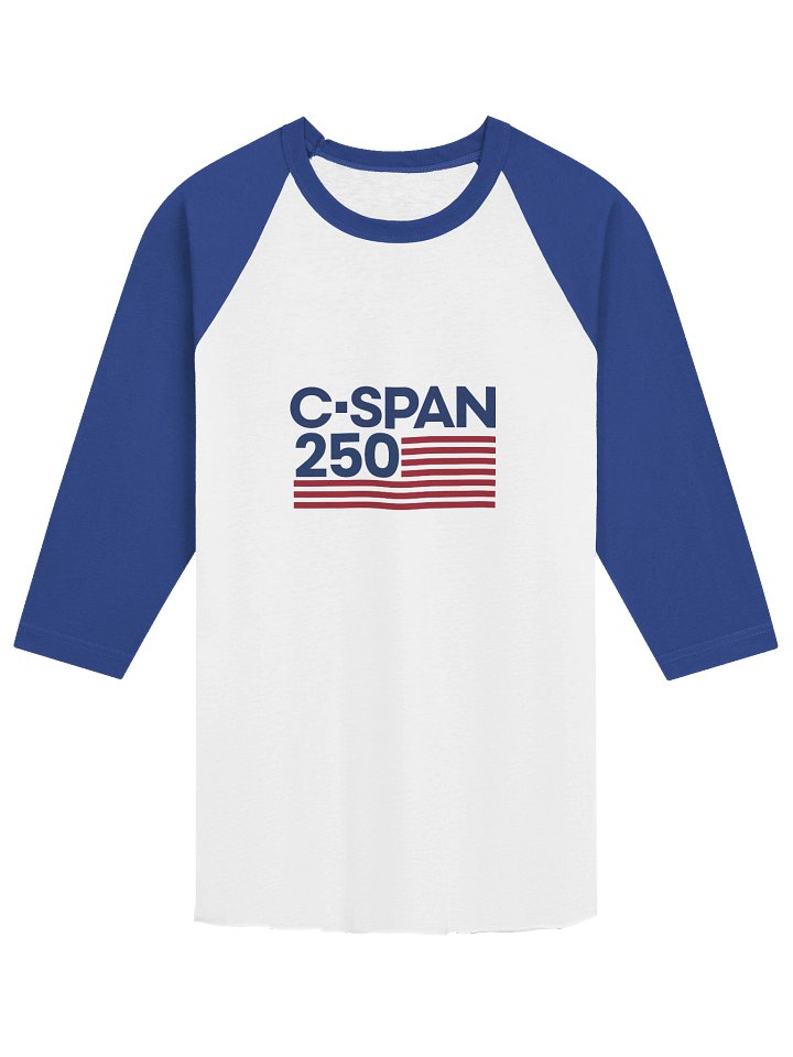 C-SPAN 250 Flag Raglan T-shirt product image (1)