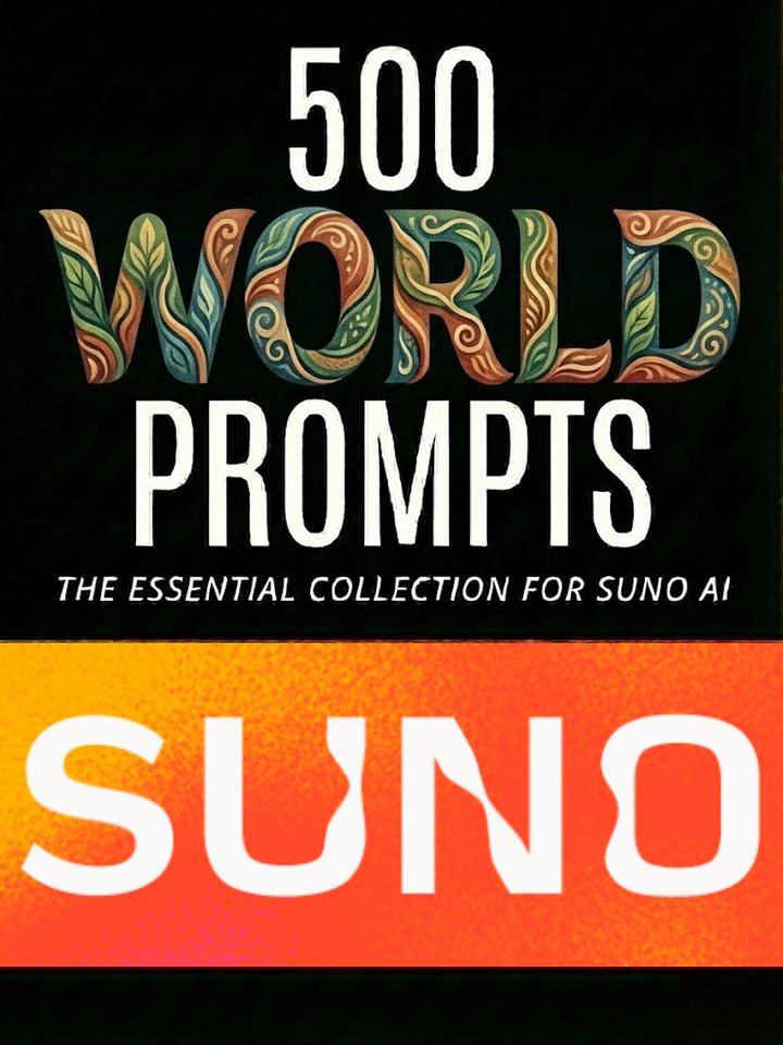 500 World Prompts for SUNO product image (1)