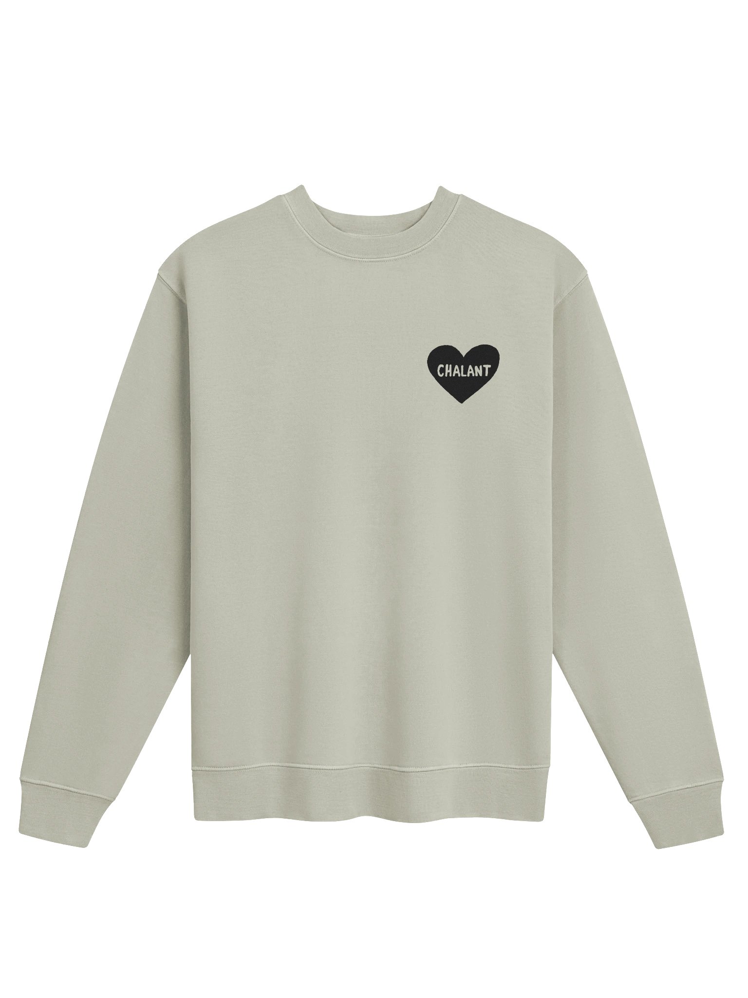 < CHALANT 3 variant #1a1a1a pigment dyed crew product image (1)