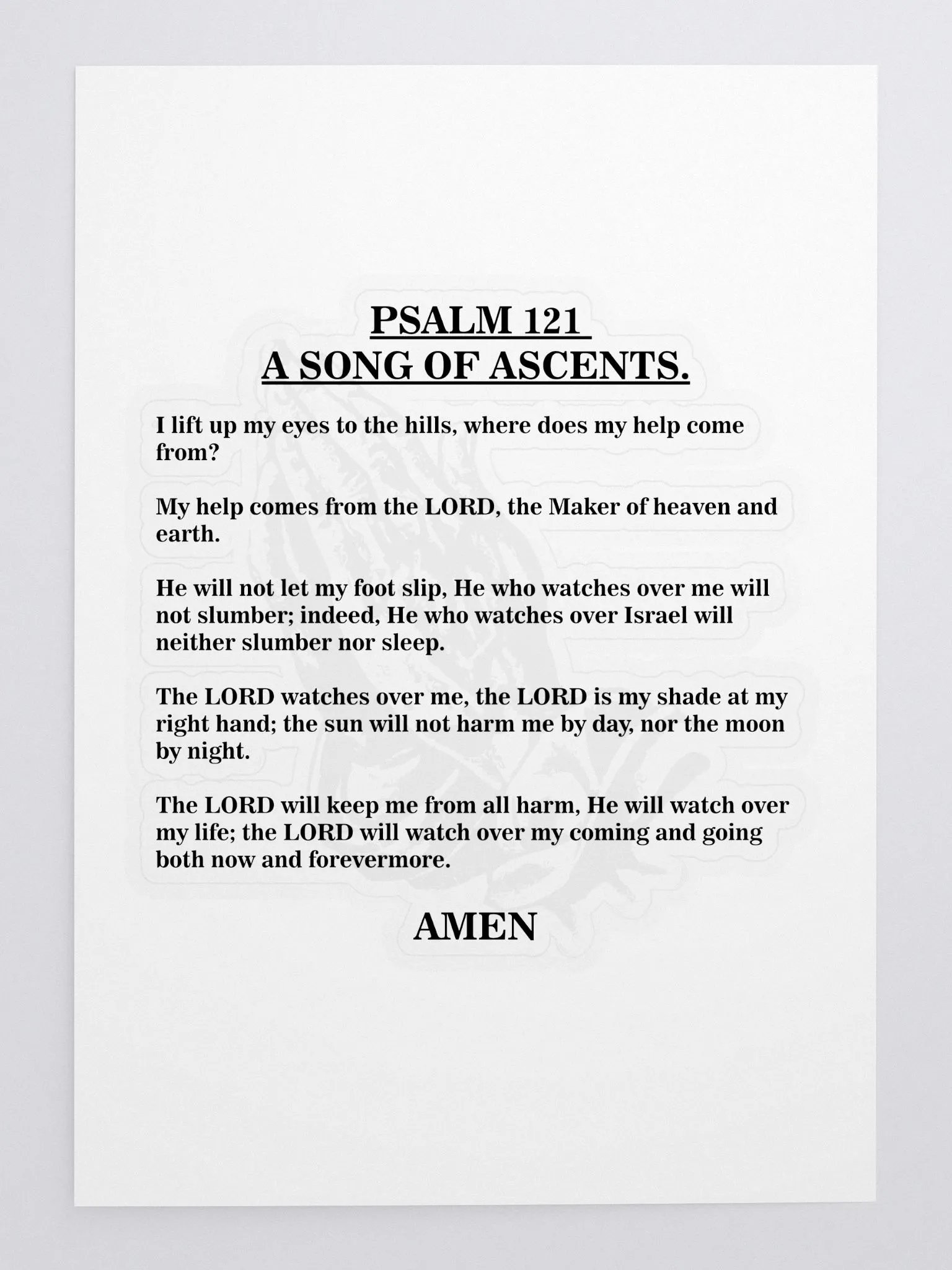 PSALM 121 product image (3)