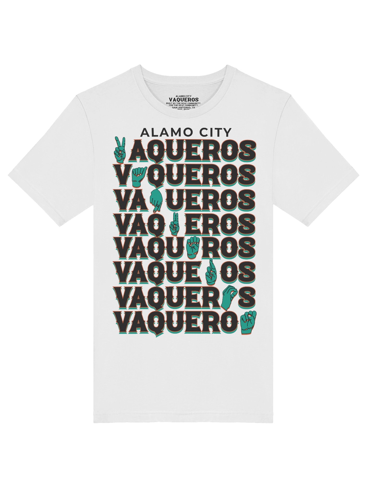 Alamo City Vaqueros White ASL Shirt product image (3)