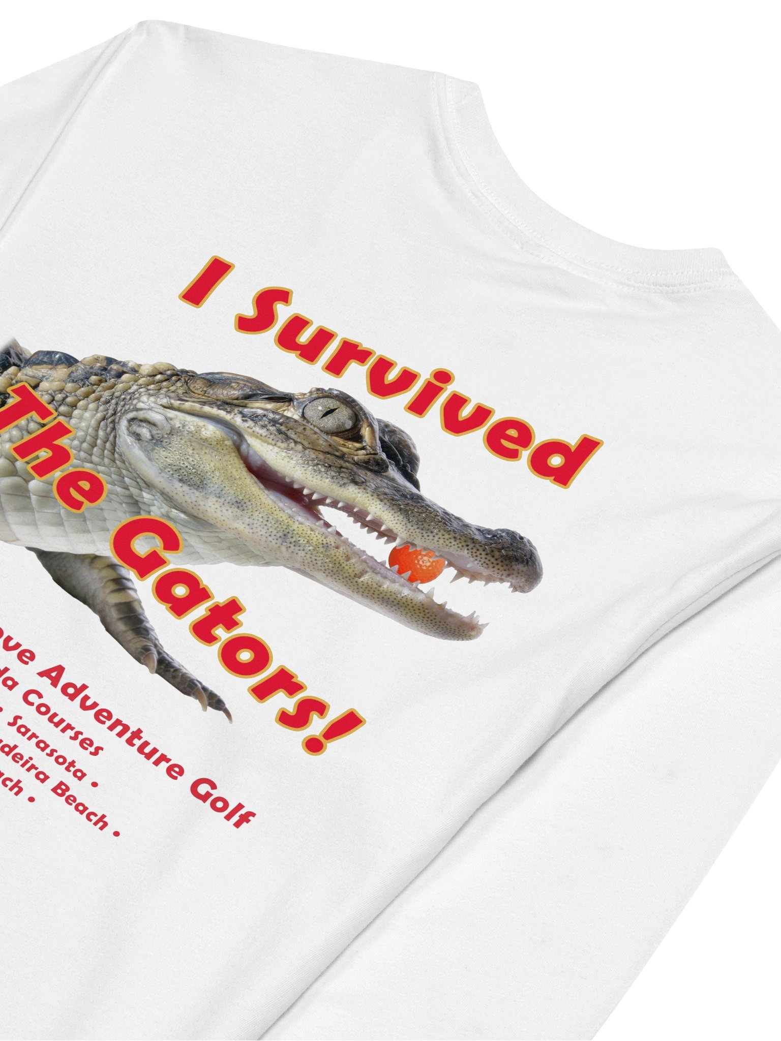 Logo Front - I Survived the Gators Long Sleeve Fitted T-Shirt product image (12)