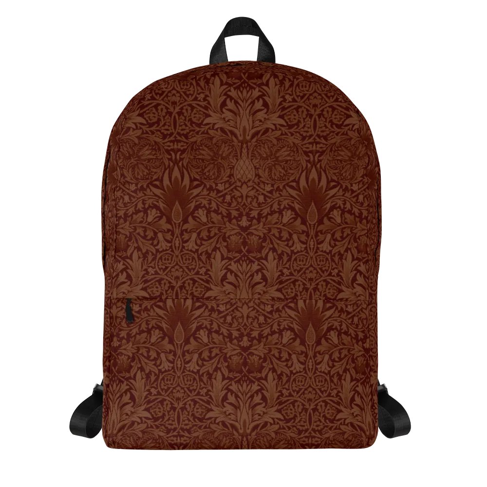 Burnt Orange Floral Design Back Pack product image (3)