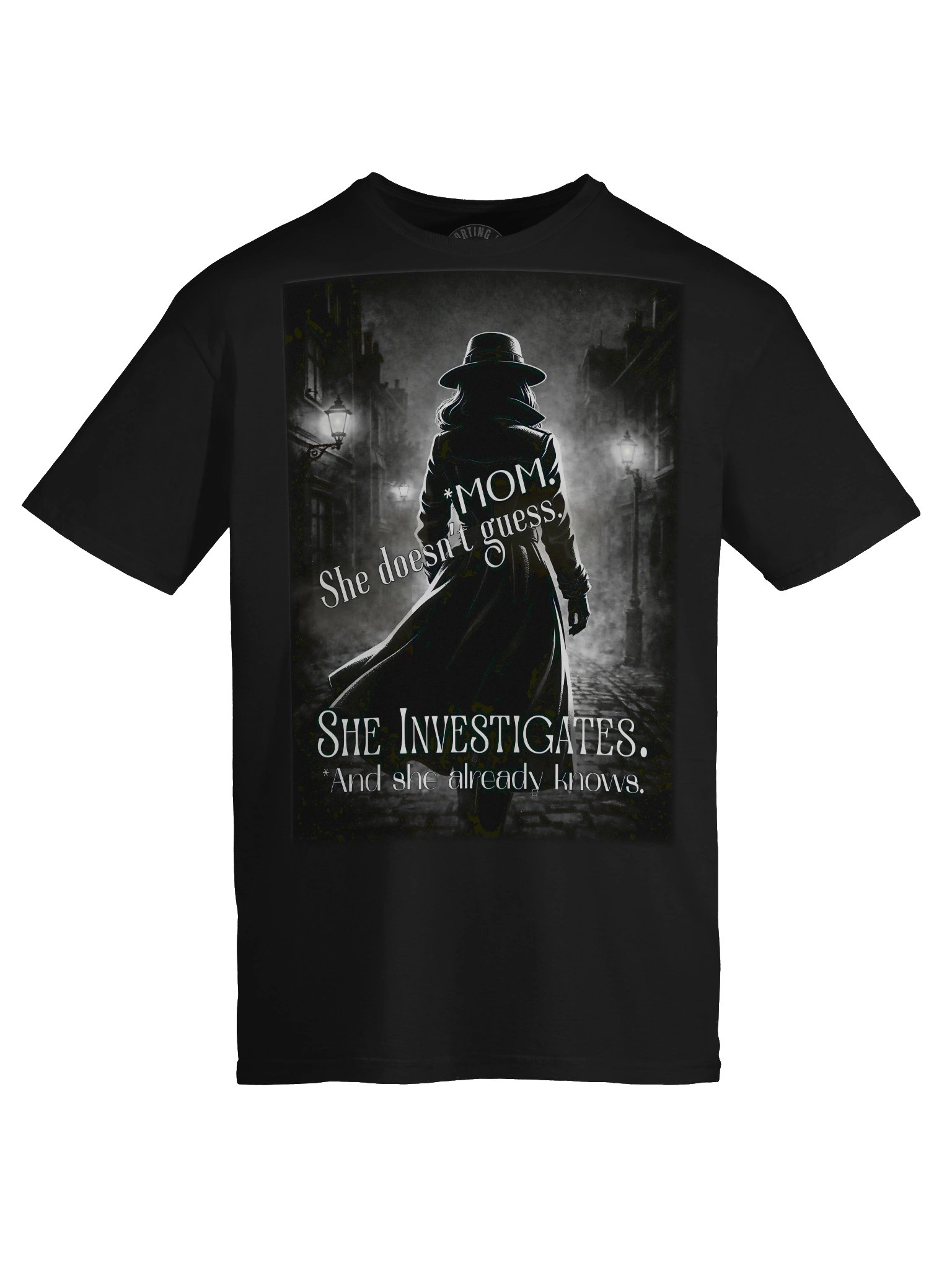 True Crime Mother’s Day Gift She Investigates Tee product image (1)