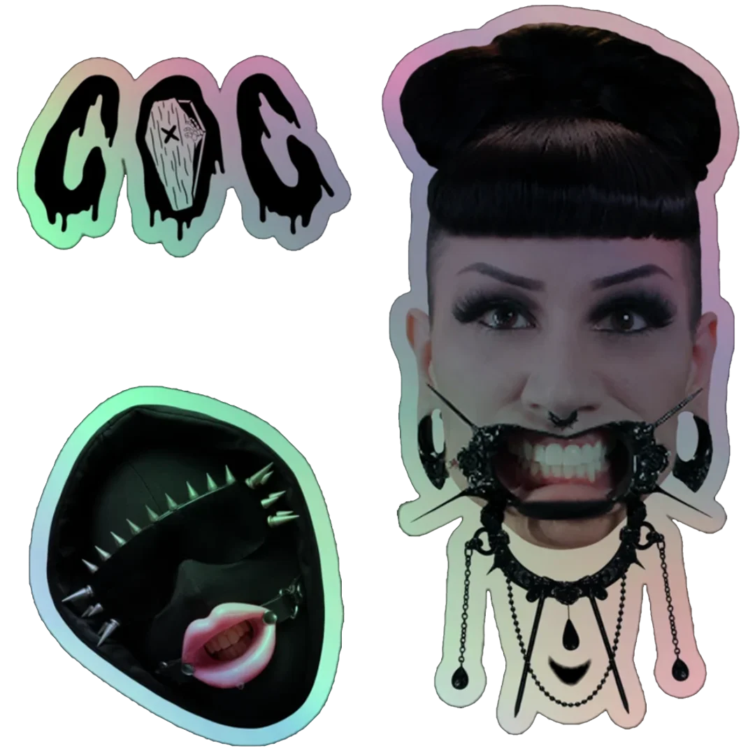 Character Theme Holographic Stickers product image (1)