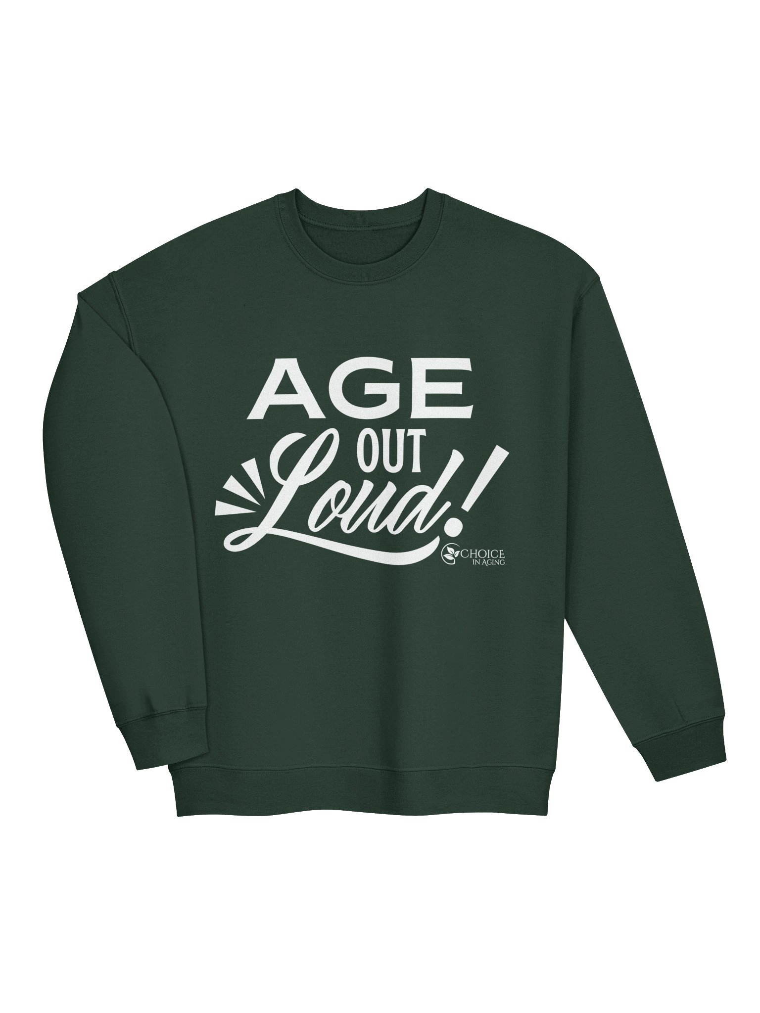 Classic Crewneck Sweatshirt by Gildan - "Age Out Loud" product image (22)