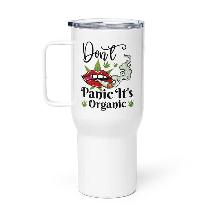 Don't Panic It's Organic - Travel Mug w/ Handle product image (1)
