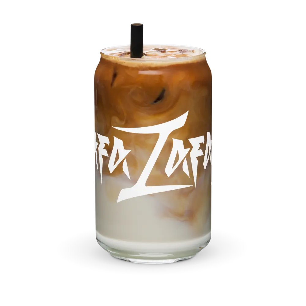 RafaZafar Logotext Can Glass (white) product image (6)