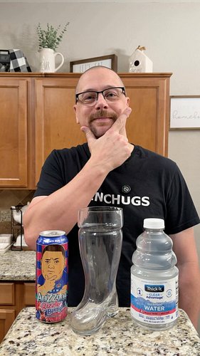 Chugging Thick Water & Arizona Rizzler Berry! #kenchugs #thickwater #fyp