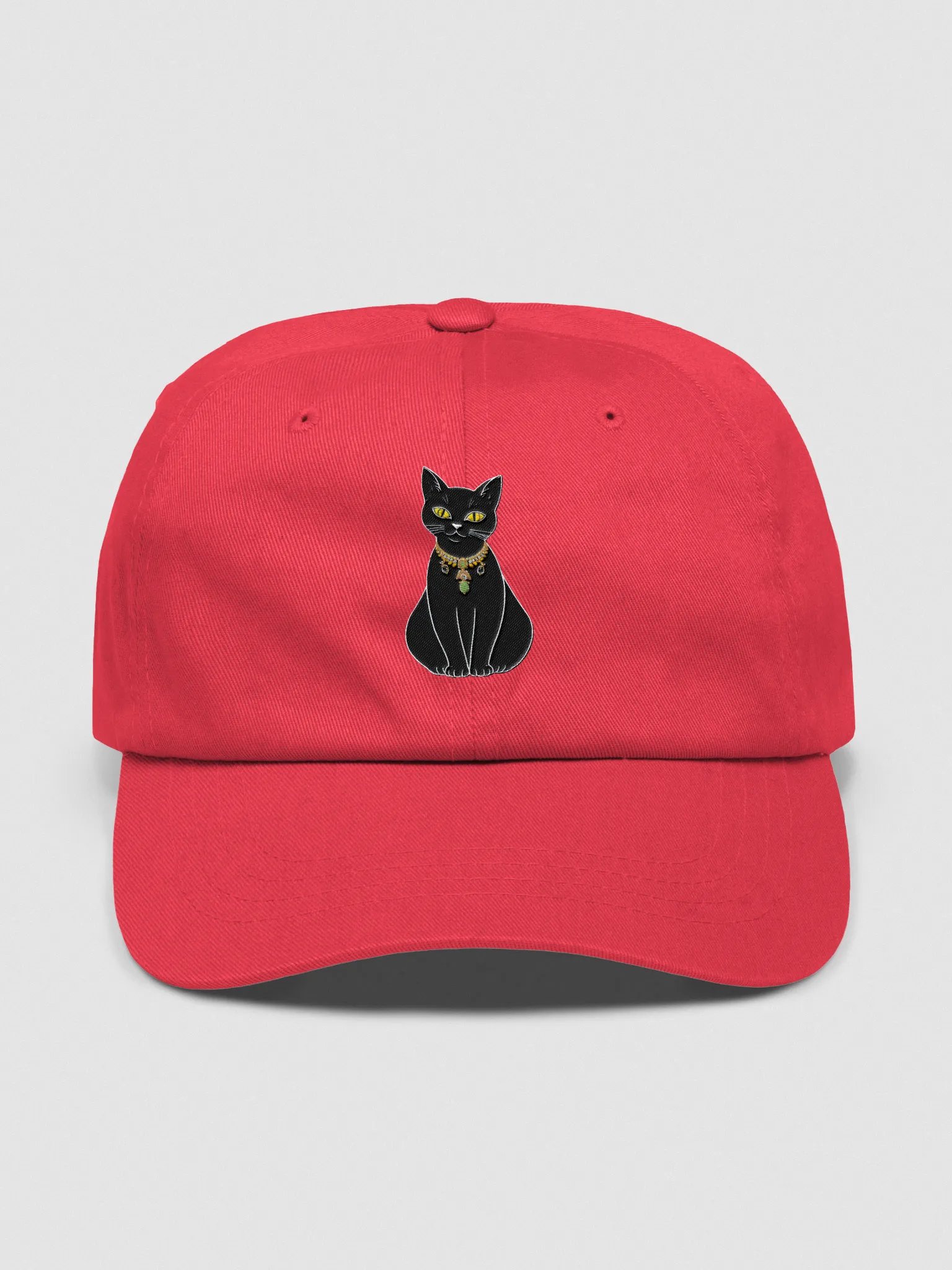 Black Cat Elegance Dad Hat product image (1)