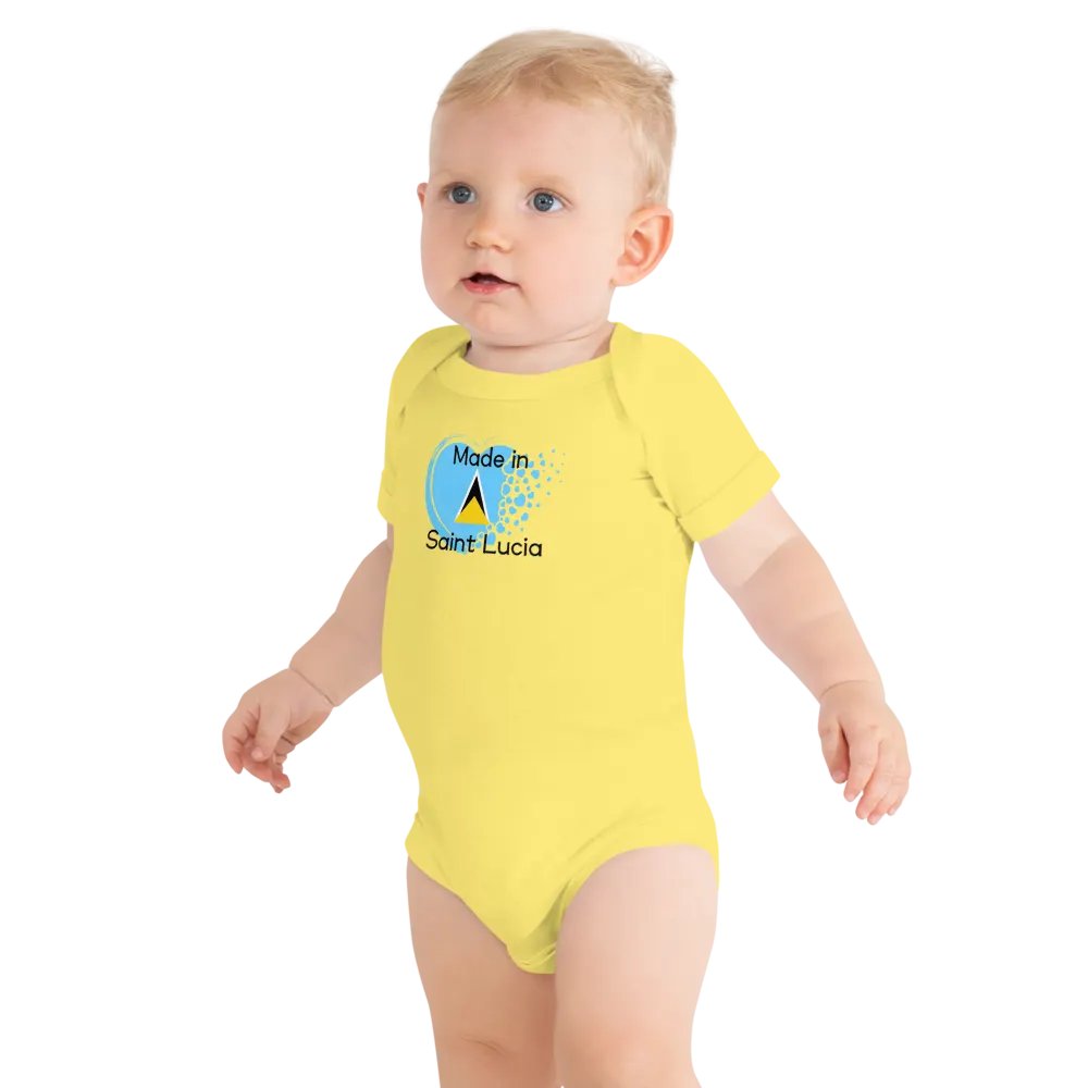 Heartfelt Made in Saint Lucia Baby Onesie product image (11)