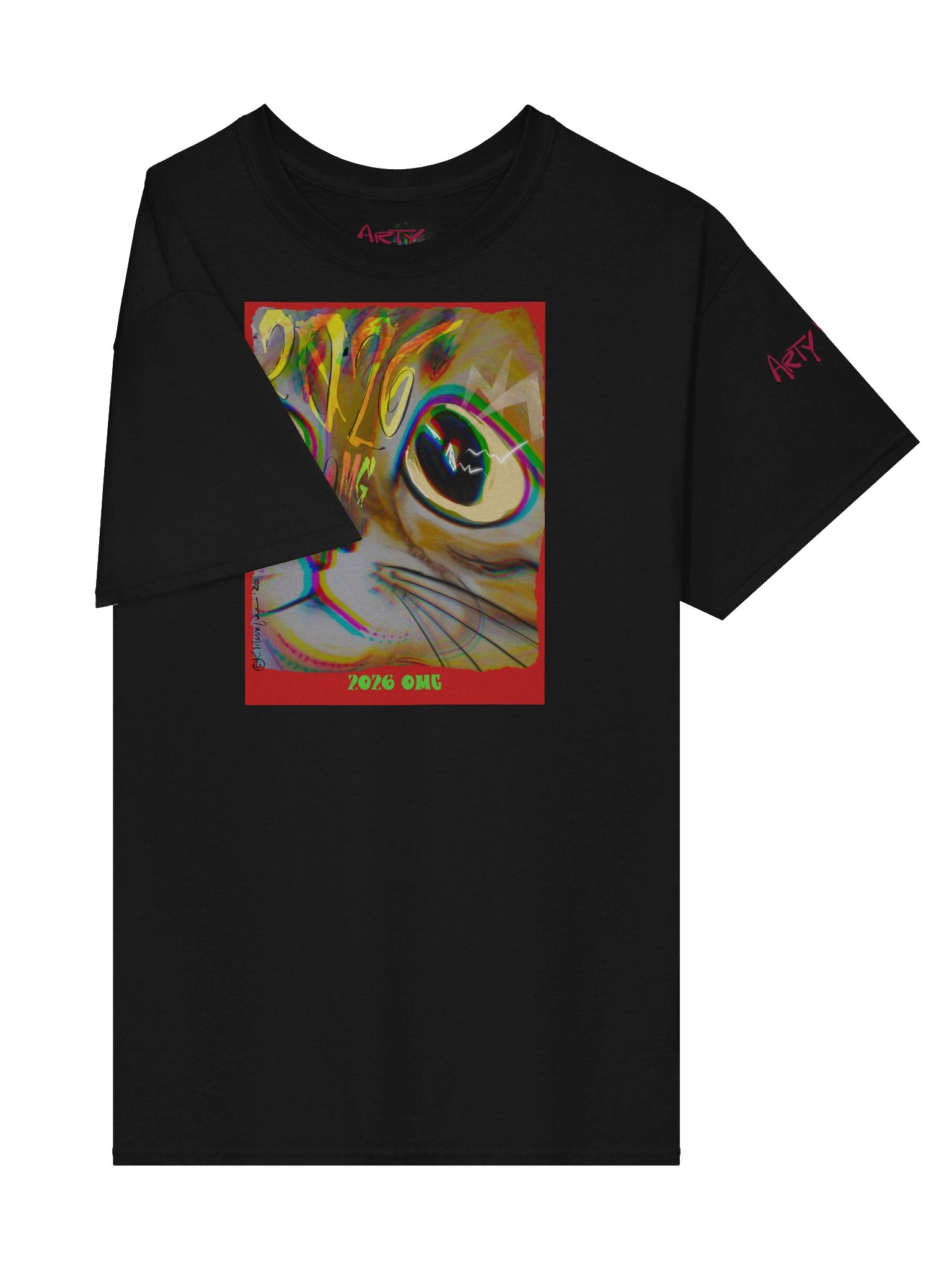 ArtyWear Tee of the Month - Jan '26 '2026 OMG' product image (4)