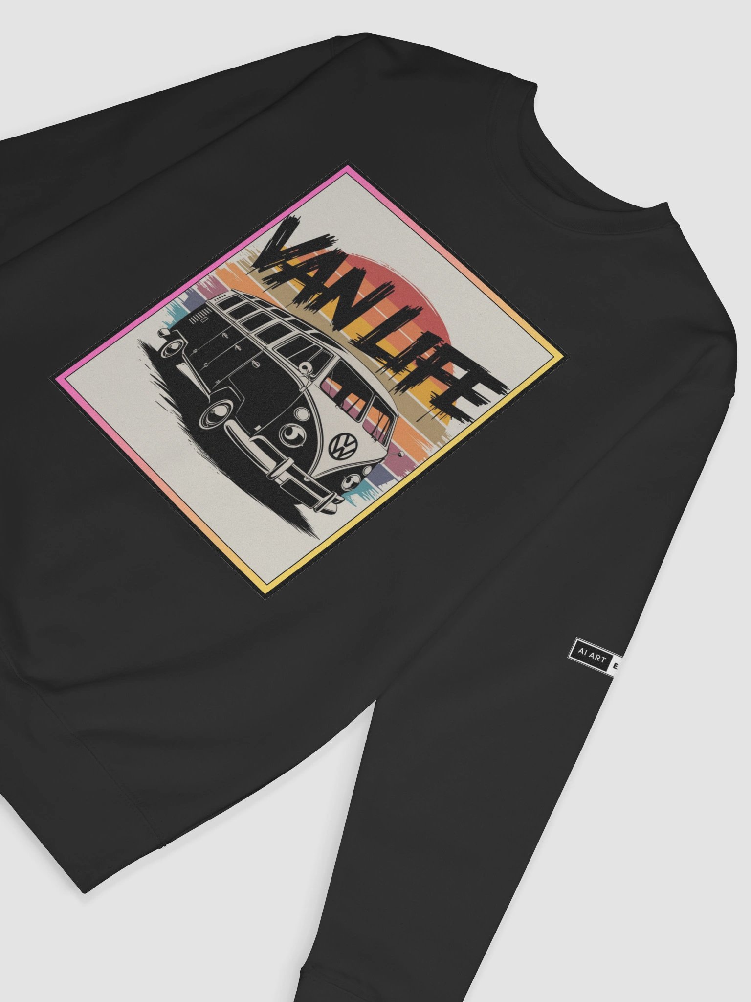 "VAN LIFE" premium cotton sweatshirt product image (3)