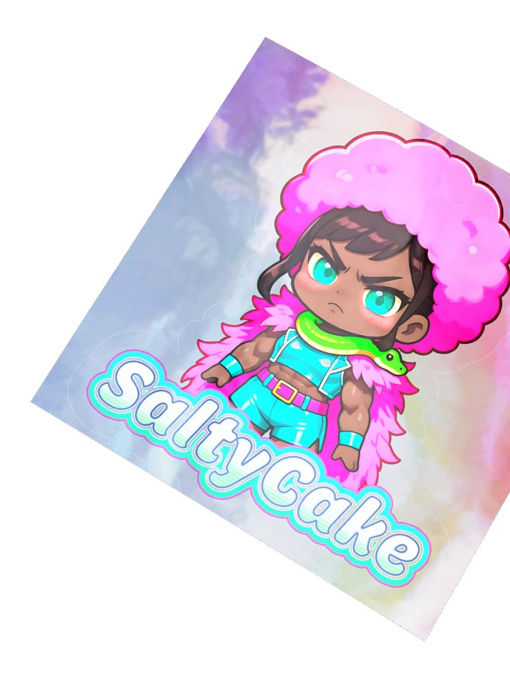SALTYCAKE Kiss Cut Holographic Sticker product image (3)
