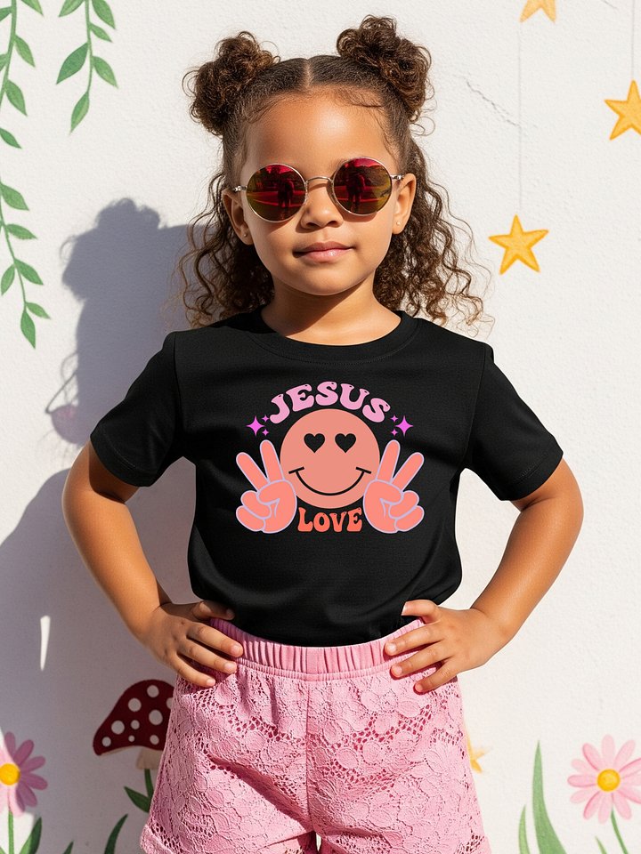 Jesus Love Peace Kids Tee product image (1)