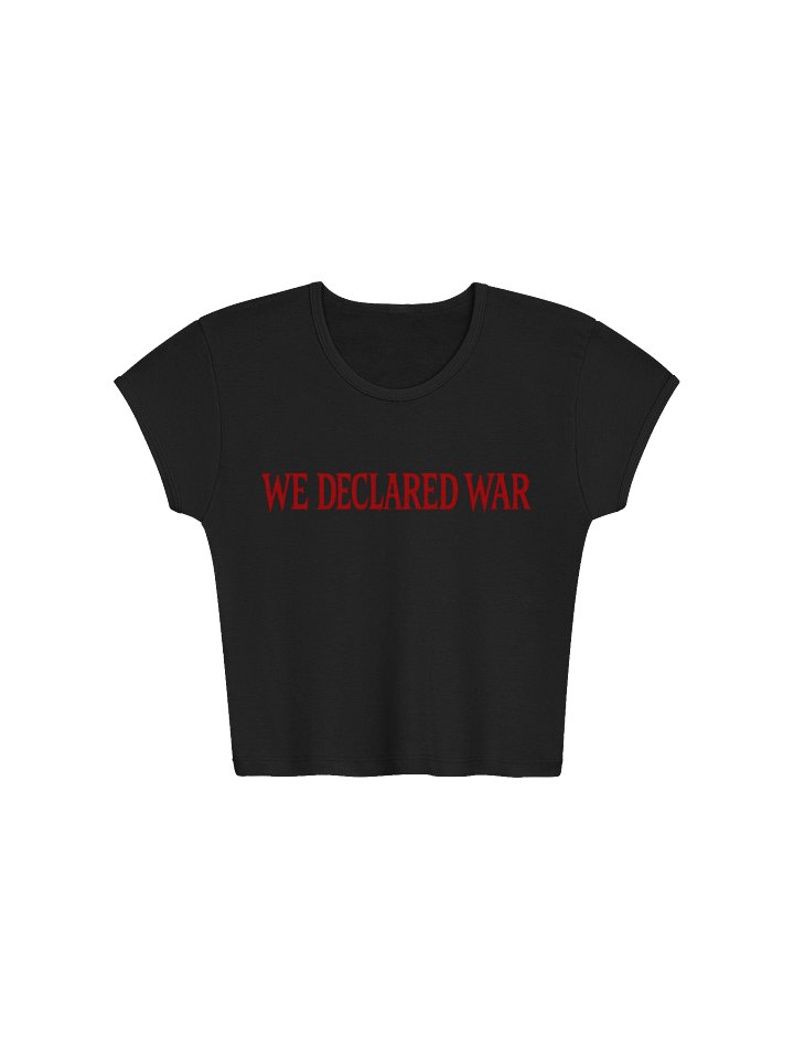 War Declaration Women's Crop Top product image (1)