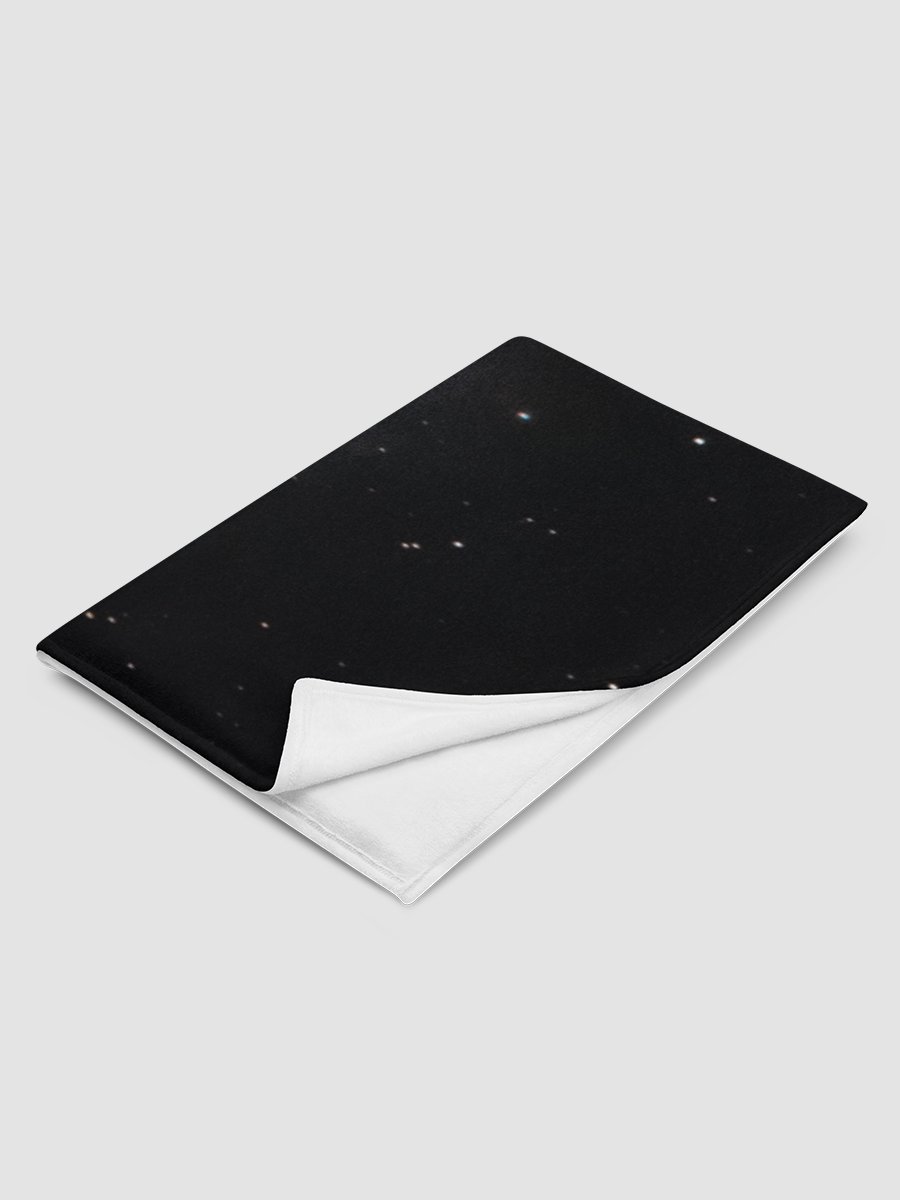 Cosmic Sans fleece throw blanket product image (4)