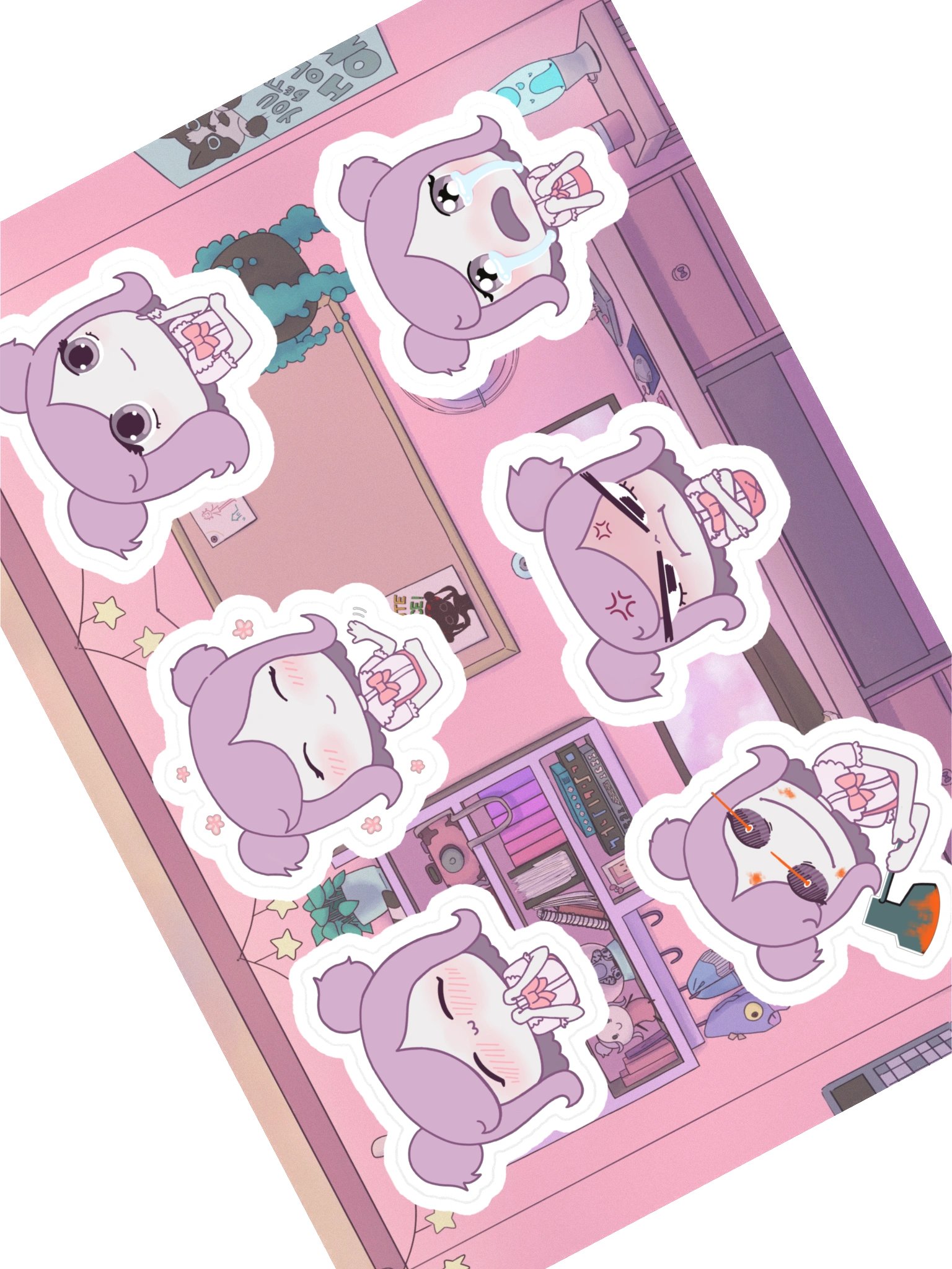 Ree Emote Sticker Sheet product image (1)